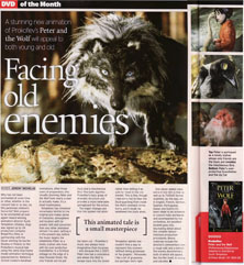 Classic FM magazine article on Peter and the Wolf